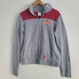 Victoria Secret Pink Iowa State Cyclones Quarter Zip Pullover